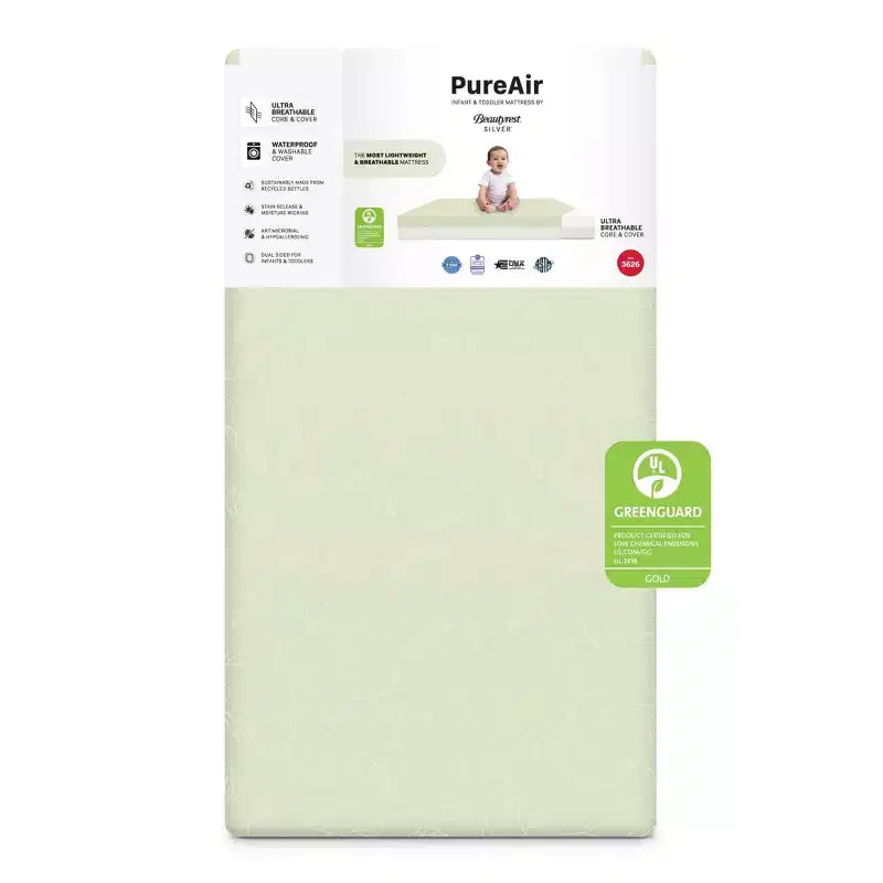 Materasso per culla e lettino PureAir a due stadi