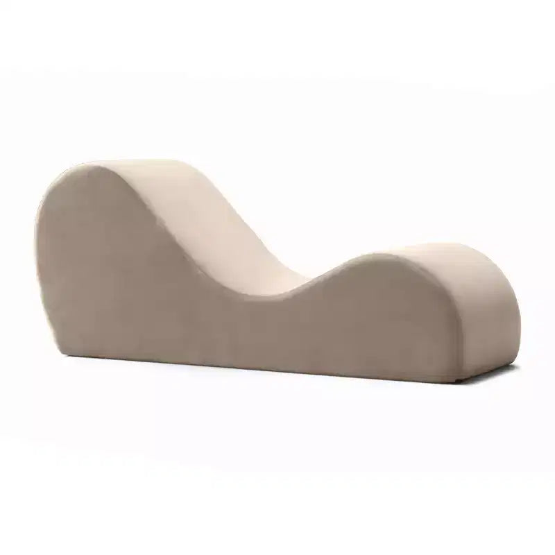 Espreguiçadeira elegante Avana para ioga - fabricada nos EUA - ideal para alongamentos, relaxamento, exercício e muito mais, 60D x 18W x 26H polegadas, cinzento-claro