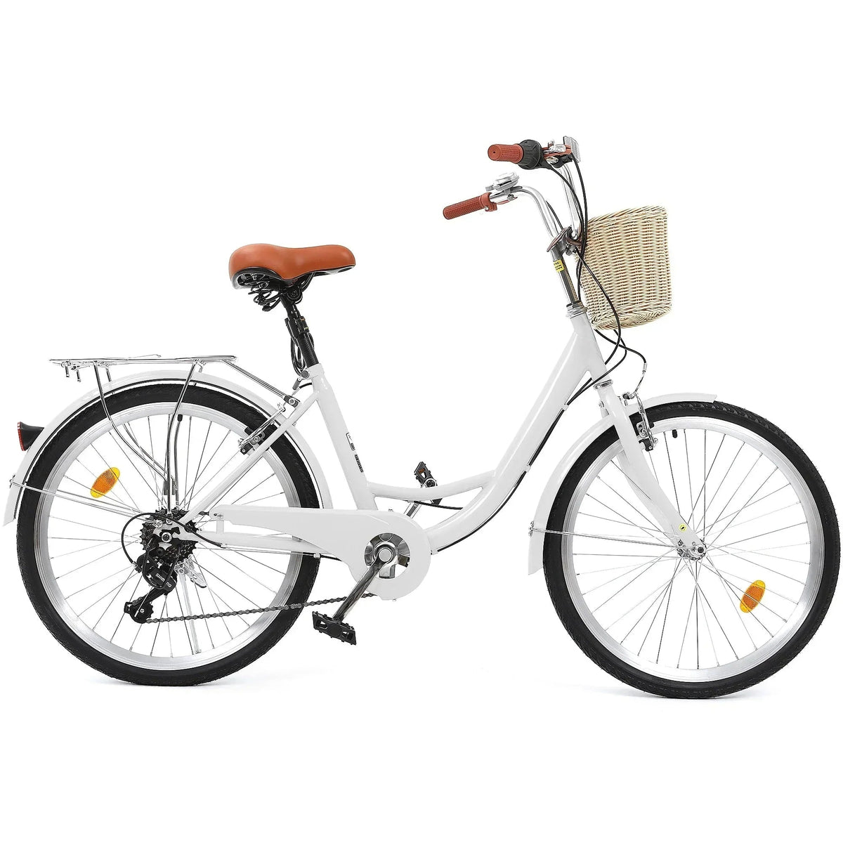 Moasis24/ 26 7rychlostní městské kolo Cruiser s nastavitelným rámem pro pohodlný nástup, kolo na dojíždění