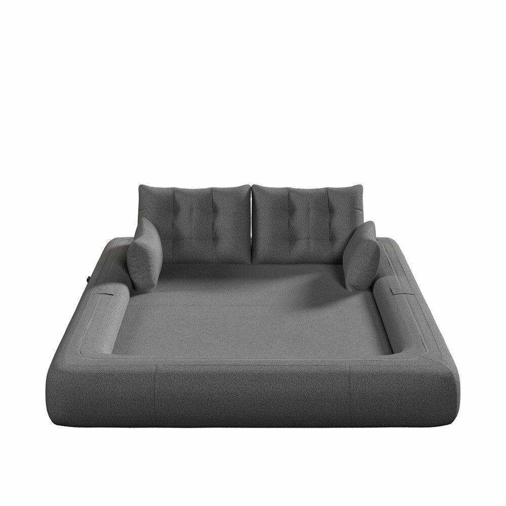 Divano letto pieghevole multifunzionale da 78,7 pollici