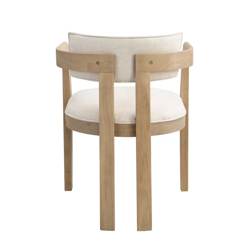 Conrad Sophisticated Modern Dining Chair With Armrest by Christopher Knight Home