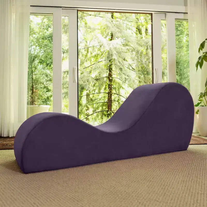 Espreguiçadeira elegante Avana para ioga - fabricada nos EUA - ideal para alongamentos, relaxamento, exercício e muito mais, 60D x 18W x 26H polegadas, cinzento-claro