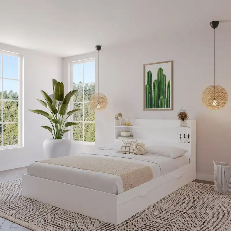 Hunter Platform Bed with Headboard