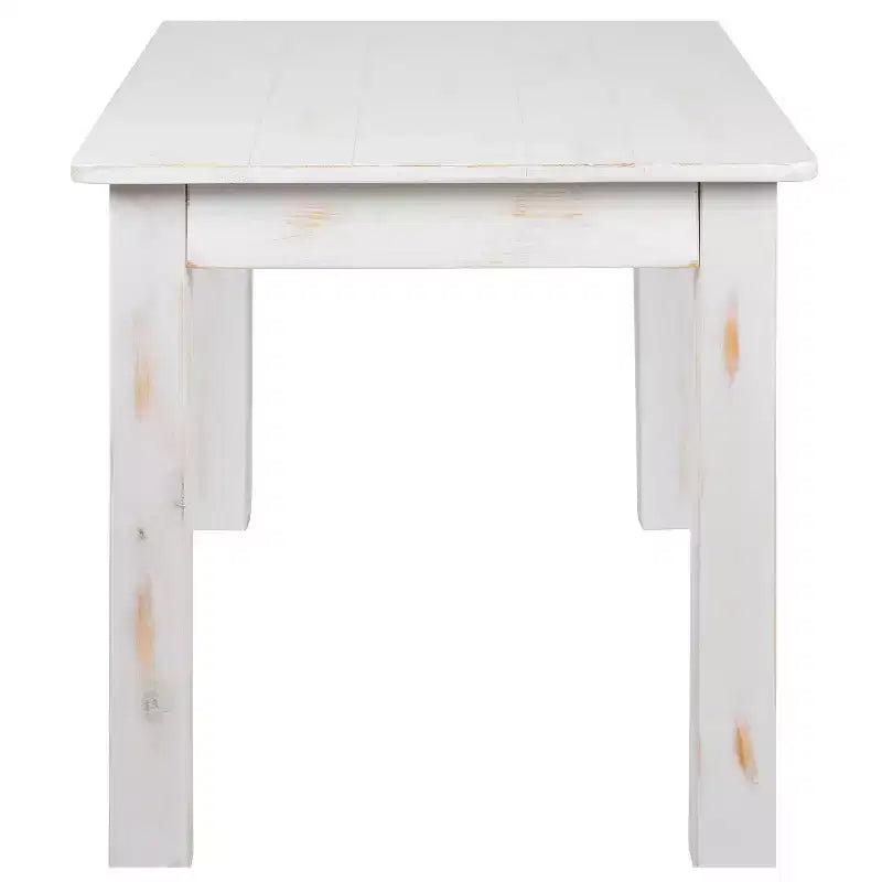 Tavolo da pranzo rettangolare in pino massello Flash Furniture, 46 x 30