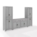 Set da 3 pezzi Tara di credenza e dispensa effetto usurato - Crosley