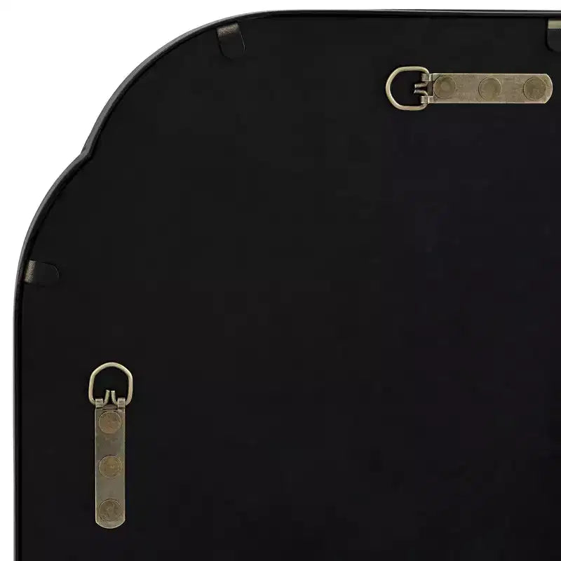 Specchio da parete Double Radius opaco nero 24 x 36 1/4