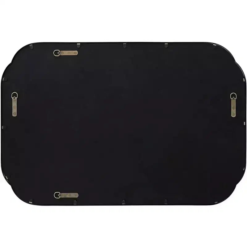 Specchio da parete Double Radius opaco nero 24 x 36 1/4