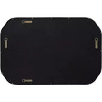 Specchio da parete Double Radius opaco nero 24 x 36 1/4