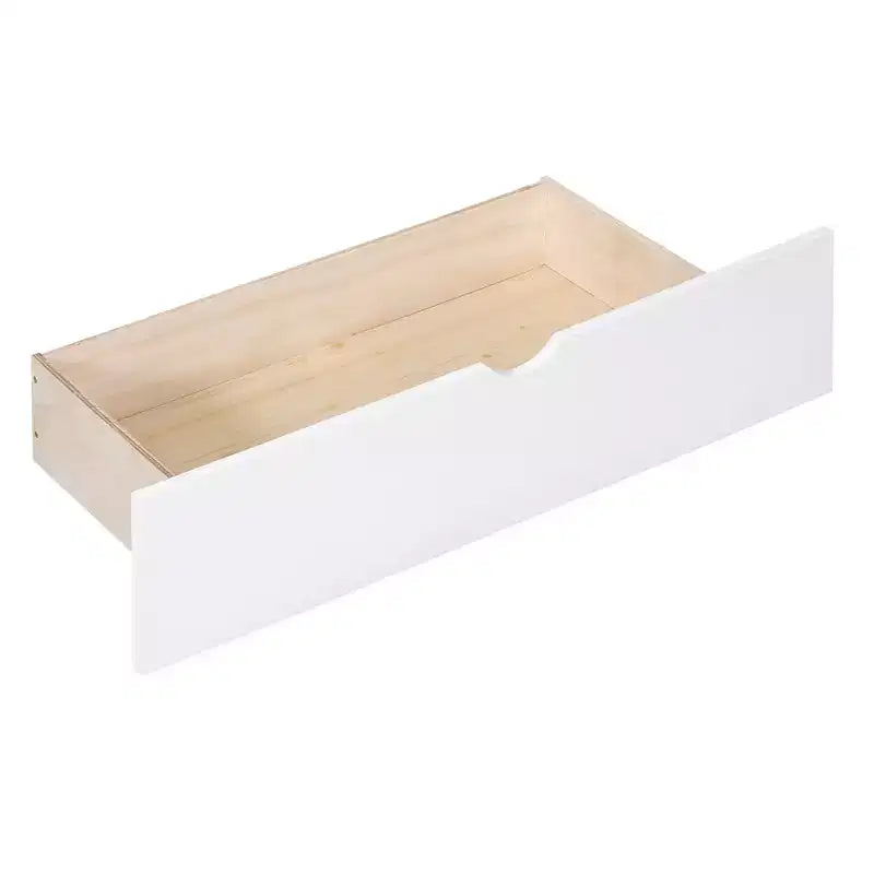 Letto a Castello Gemello su Gemello/Matrimoniale su Matrimoniale con 2 Cassetti e Armadietto Multistrato, Soluzione Salvaspazio, Bianco/Grigio - ModernLuxe
