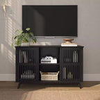 Madia Mid-Century Moderna in Legno Massello con 2 Ante