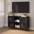 Madia Mid-Century Moderna in Legno Massello con 2 Ante