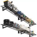 Garage Wall Shelving, 2-Piece 2x6 FT Heavy Duty Steel Storage Racks, Black, for Garage Basement Organization