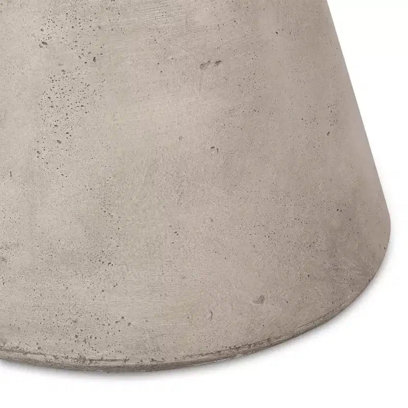 Tavolino da Esterno in Cemento Leggero Design Moderno Scultoreo, Resistente alle Intemperie e Facile da Spostare per Patio, Balcone o Giardino