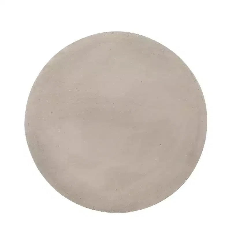 Tavolino da Esterno in Cemento Leggero Design Moderno Scultoreo, Resistente alle Intemperie e Facile da Spostare per Patio, Balcone o Giardino