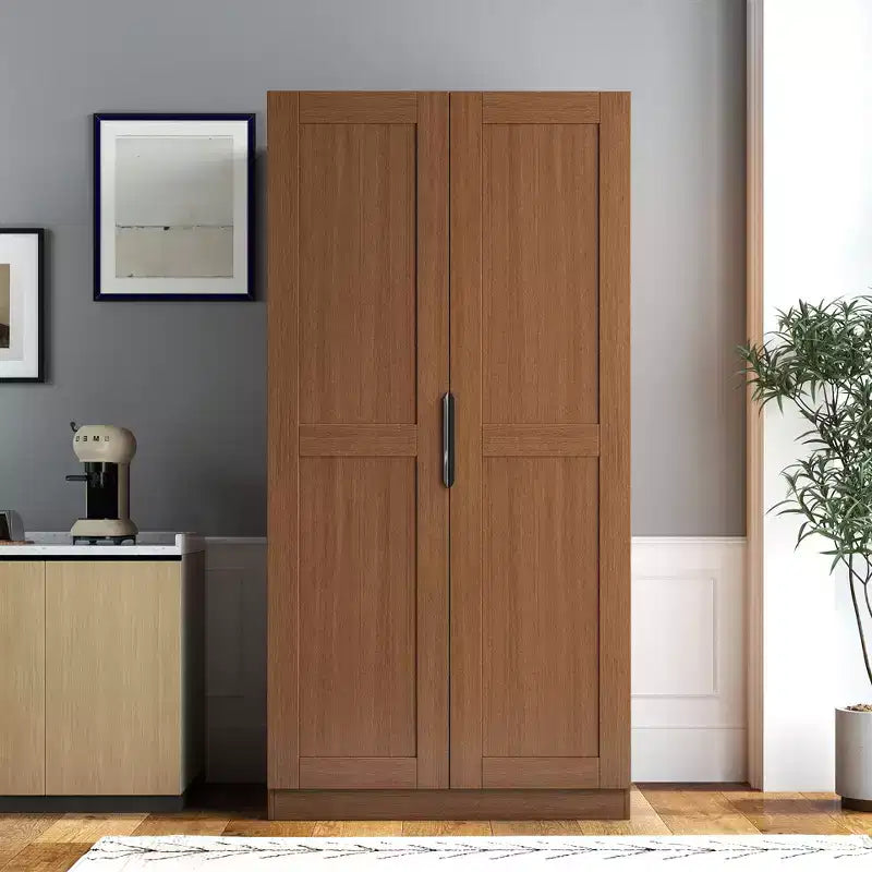 Mobile da Cucina Dispensa da 160 cm con Ante e Ripiani, Armadio Contenitore Indipendente per Sala da Pranzo, Credenza