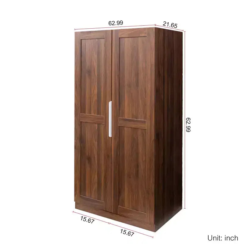 Mobile da Cucina Dispensa da 160 cm con Ante e Ripiani, Armadio Contenitore Indipendente per Sala da Pranzo, Credenza
