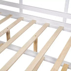 Letto a casetta una piazza con letto estraibile Design Moderno per Bambini