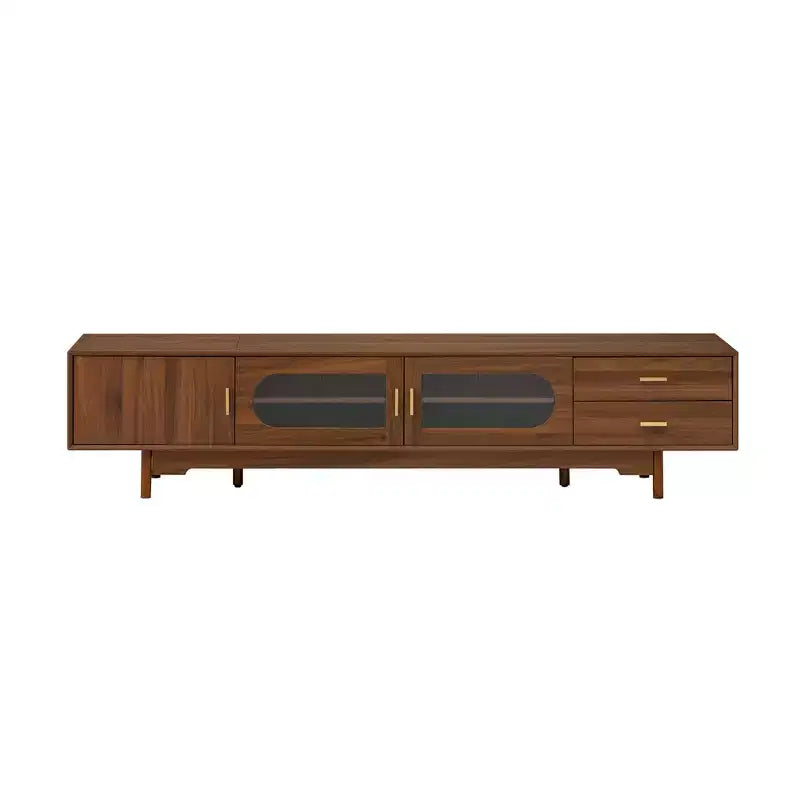 Mobile TV Petty Modern 78 con ante in vetro scanalato