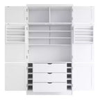 Dispensa da cucina autoportante alta 203,4 cm, buffet, armadio contenitore grande