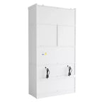 Dispensa da cucina autoportante alta 203,4 cm, buffet, armadio contenitore grande