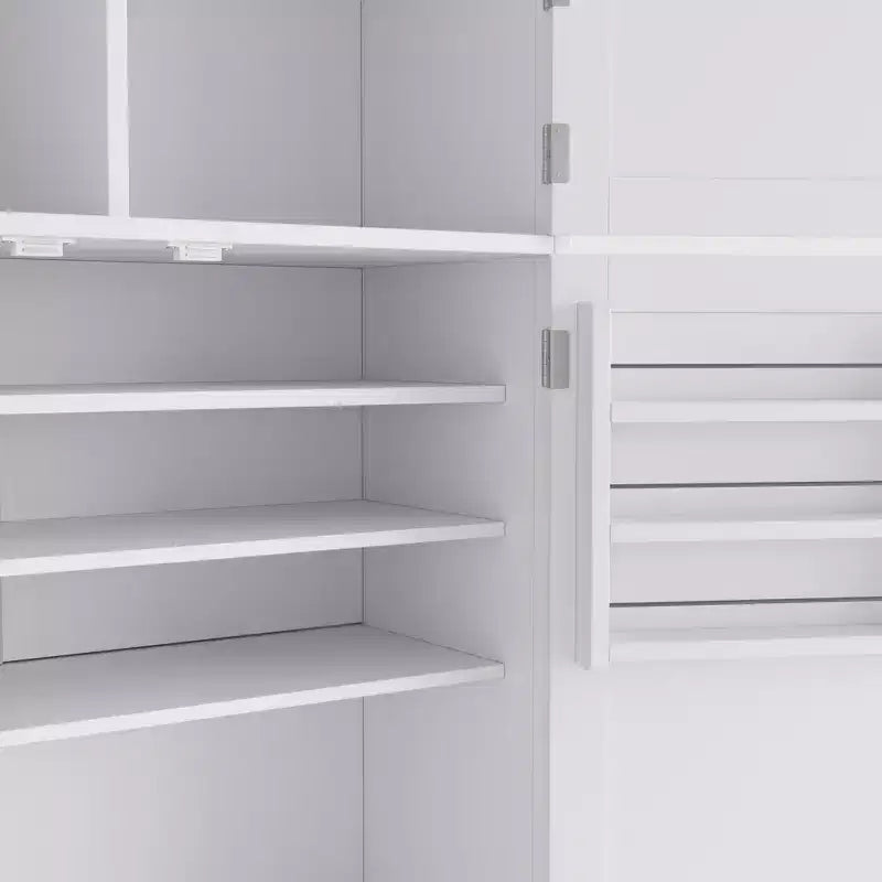 Dispensa da cucina autoportante alta 203,4 cm, buffet, armadio contenitore grande