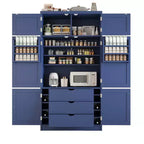 Dispensa da cucina autoportante alta 203,4 cm, buffet, armadio contenitore grande