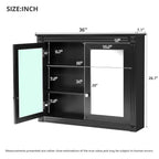 Mobiletto da bagno pensile Peng con 2 specchi