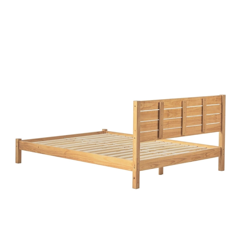 Giroletto Queen Size Minimalista, Legno Massello di Pino