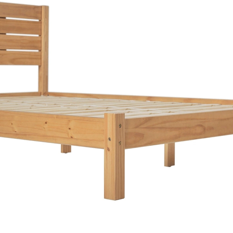 Giroletto Queen Size Minimalista, Legno Massello di Pino