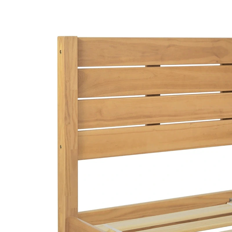 Giroletto Queen Size Minimalista, Legno Massello di Pino
