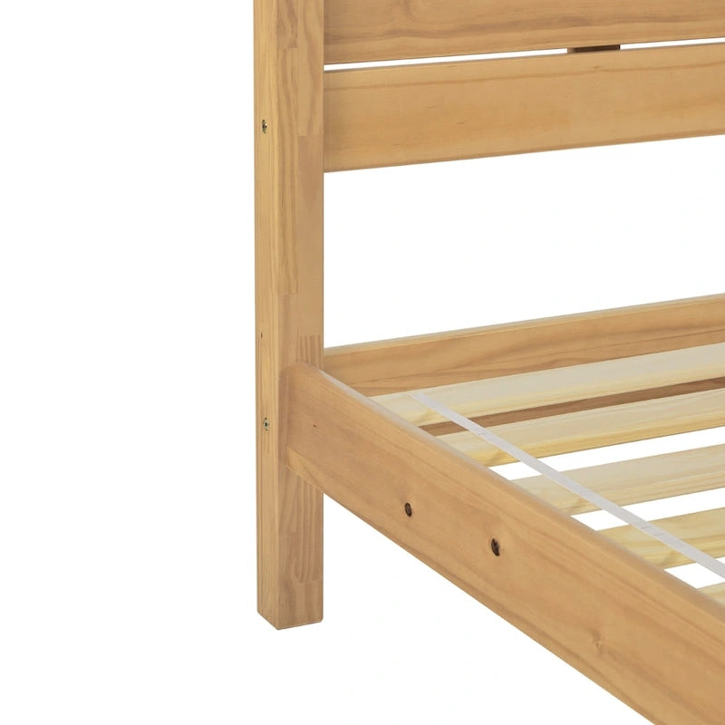 Giroletto Queen Size Minimalista, Legno Massello di Pino