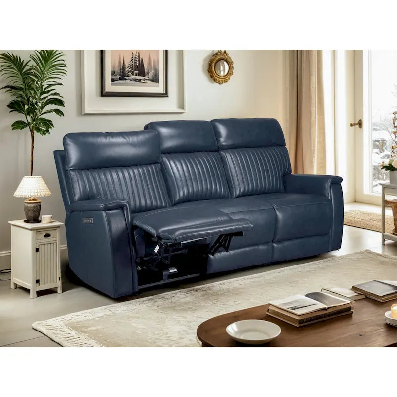 83.5 Leather Zero Gravity Power Reclining Sofa with Power Headrest and Power Lumbar,USB&USB-C Port