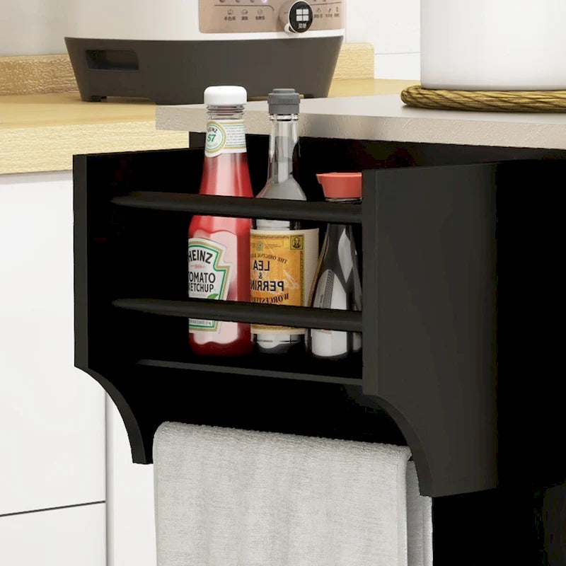 Isola cucina con contenitore (sgabello non incluso)