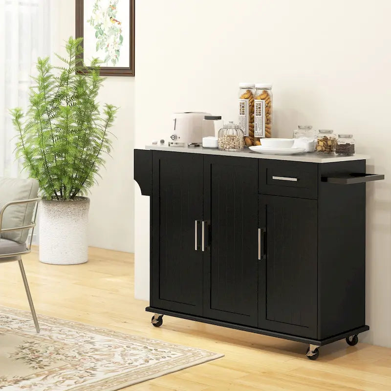 Isola cucina con contenitore (sgabello non incluso)