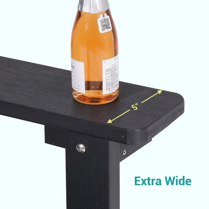 Conjunto de 4 cadeiras Adirondack de exterior em madeira resistente às intempéries Bonosuki