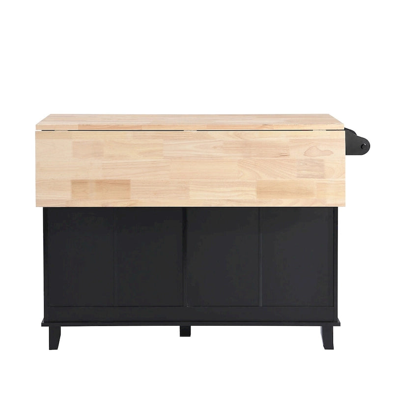 Conjunto de ilha de cozinha TOPMAX com aba rebatível e 2 lugares, conjunto de mesa de jantar com prateleira ajustável, gavetas e toalheiro