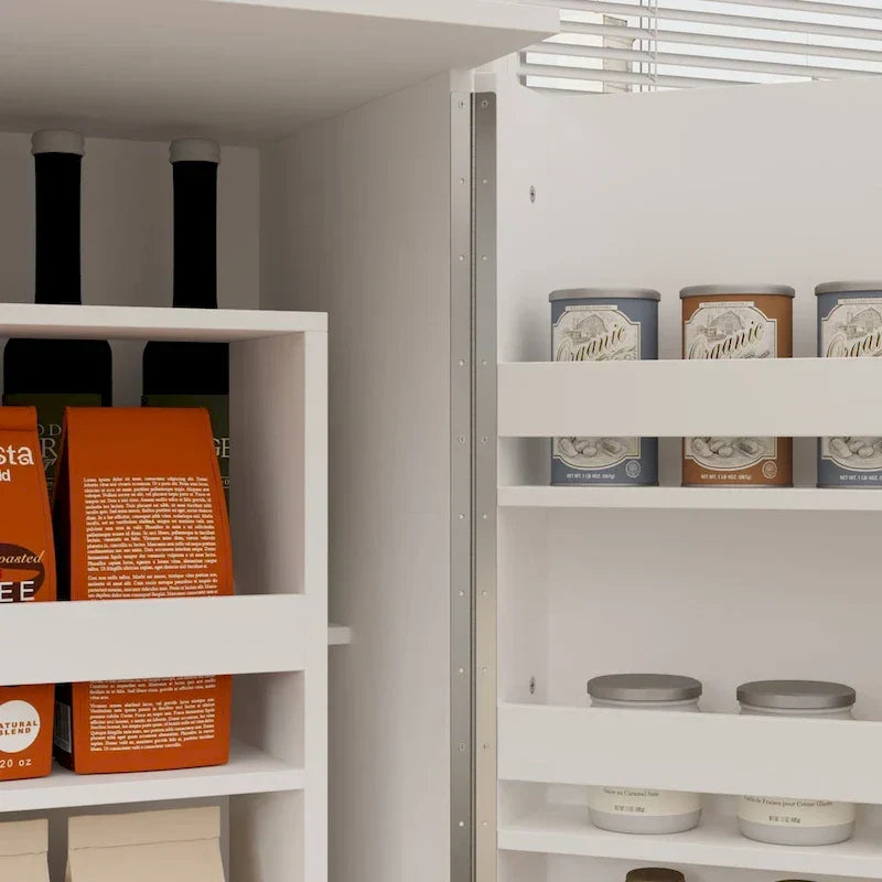 Vielseitiger Küchenorganizer: kompakter 31,5-Zoll-Schrank mit cleverem Stauraum