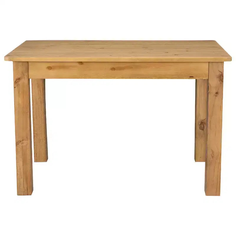 Tavolo da pranzo rettangolare in pino massello Flash Furniture, 46 x 30
