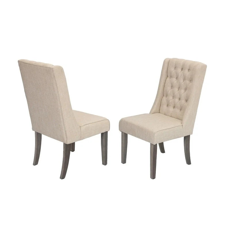 Set da pranzo rustico grigio allungabile Best Quality Furniture da 9 pezzi