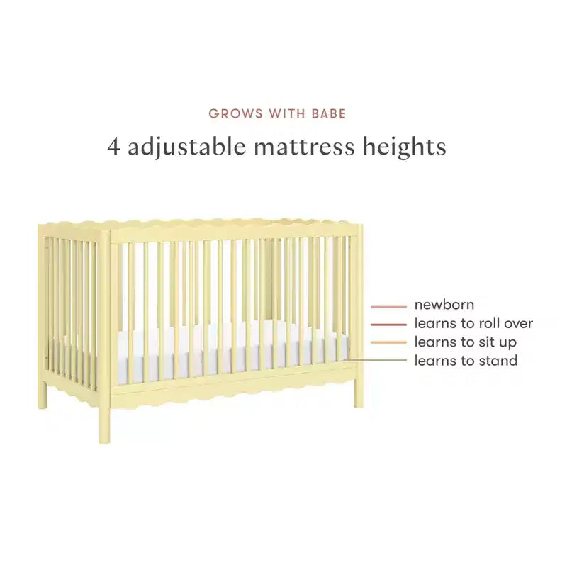 Lettino trasformabile Babyletto Swell 4-in-1 con kit di conversione in letto per bambini