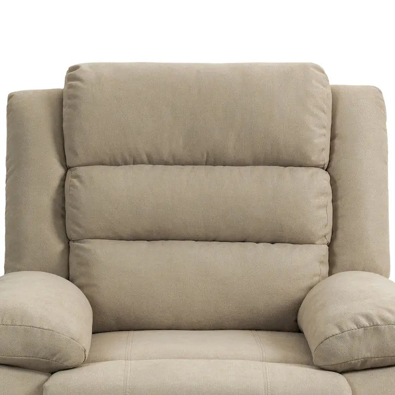 Ensemble de 2 fauteuils inclinables classiques et traditionnels à commande manuelle