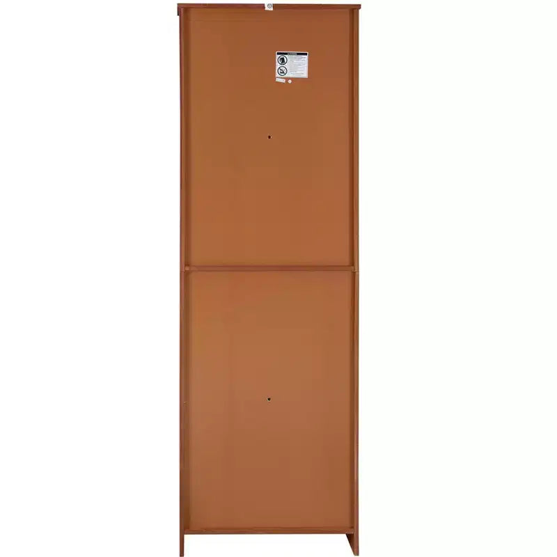 Armário alto de arrumação de 72 polegadas, com 8 portas e 4 prateleiras, para sala de estar, cozinha ou escritório