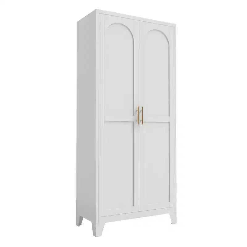 Armário de arrumação Homy Casa com 4 portas, painéis de cana e prateleiras ajustáveis para sala de estar, sala de jantar ou entrada, preto e natural