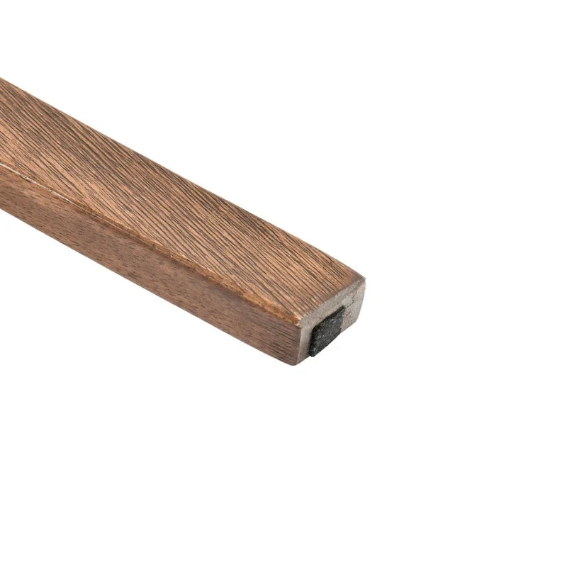 Set di 4 sedie da pranzo in legno con schienale a doghe