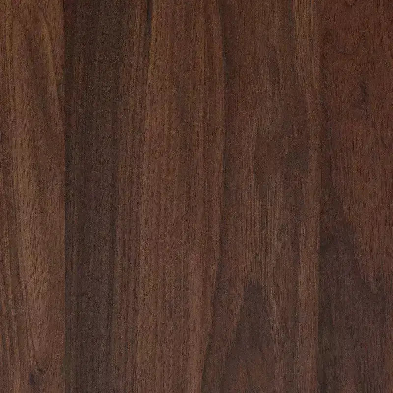 Comodino a 2 cassetti in legno Graceland marrone noce/oro