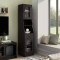 Jenny Armadietto a colonna da 70.8" con cassetto Espresso