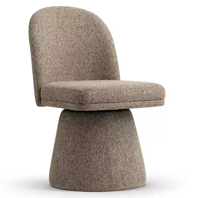 Sada 6 moderních otočných jídelních židlí bez područek s otočením o 360° a podstavcem ve stylu podstavce, elegantní akcentní židle do kuchyně, jídelny nebo kanceláře -Panipeachy