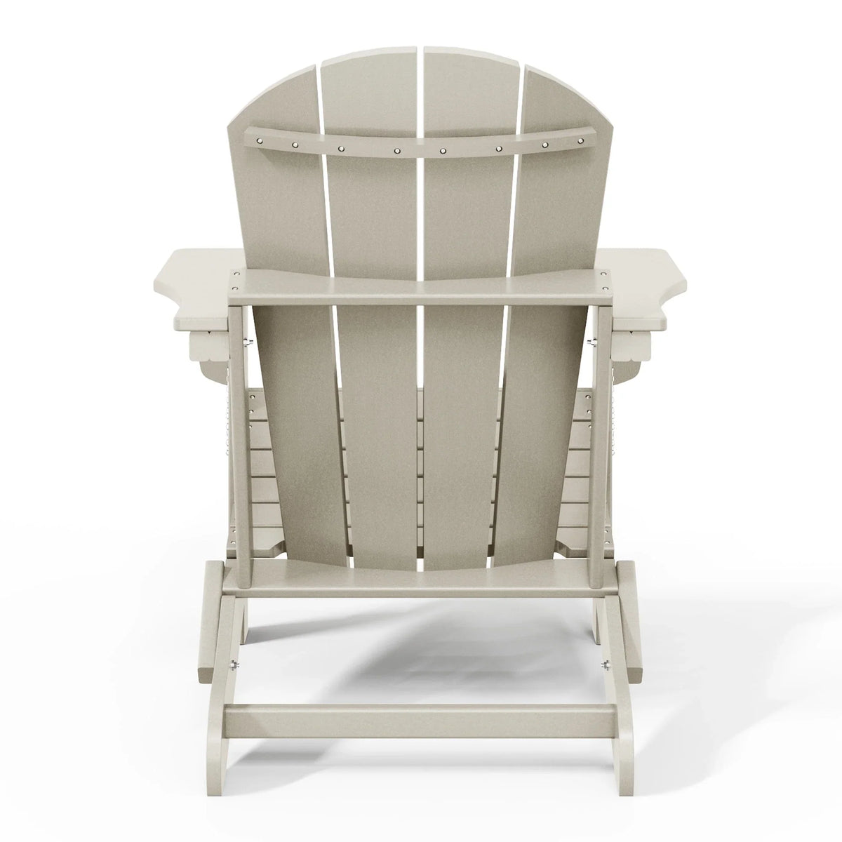 Polytrends Laguna Fade Resistant All Weather Outdoor Patio Folding Adirondack Chair