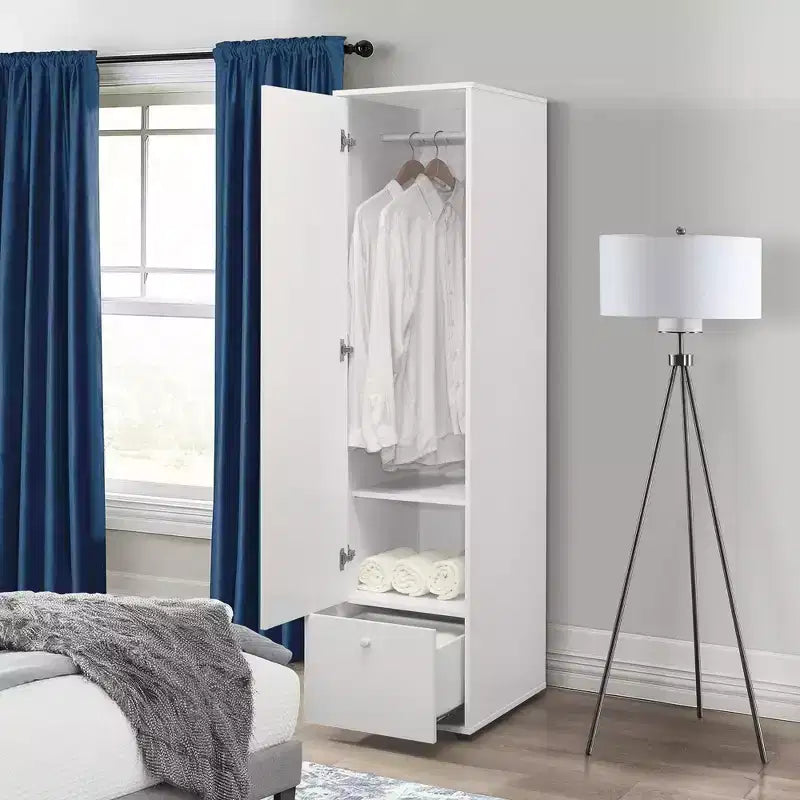 Armário de arrumação Corry da Kings Brand Furniture, branco