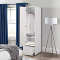 Armário de arrumação Corry da Kings Brand Furniture, branco